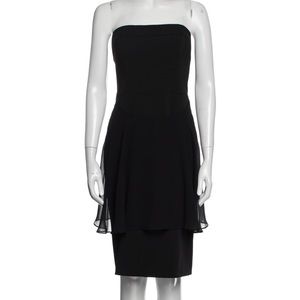 Badgley Mischka Convertible Formal Dress (strapless and shoulders covered)